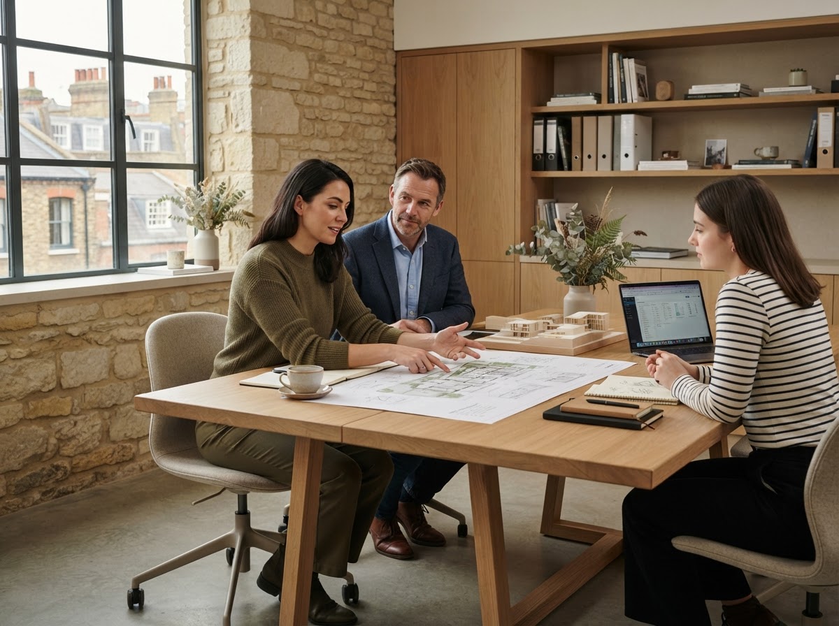 Falk Zinsholt team workspace reviewing predictive analytics models